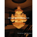 SASO best price hot sale,luxury gold beautiful decoration crystal chandelier for hotel decor